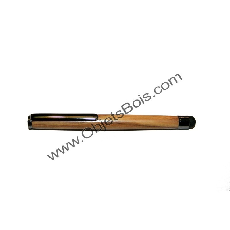 Stylet long en bois d'olivier pour tablette tactile Ipad, Samsung